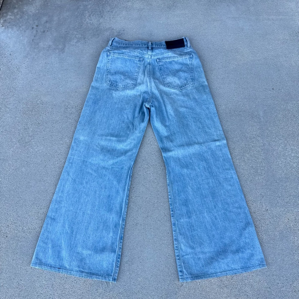 G Star Raw Deck Ultra‎ High Wide Leg Jeans Women's Size W29 L30 Blue Denim